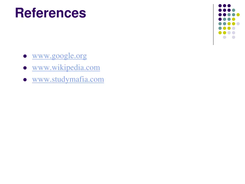 references