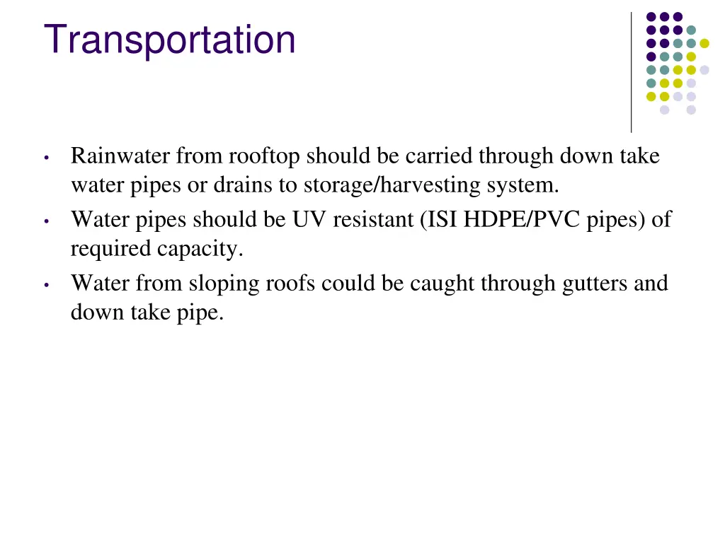transportation