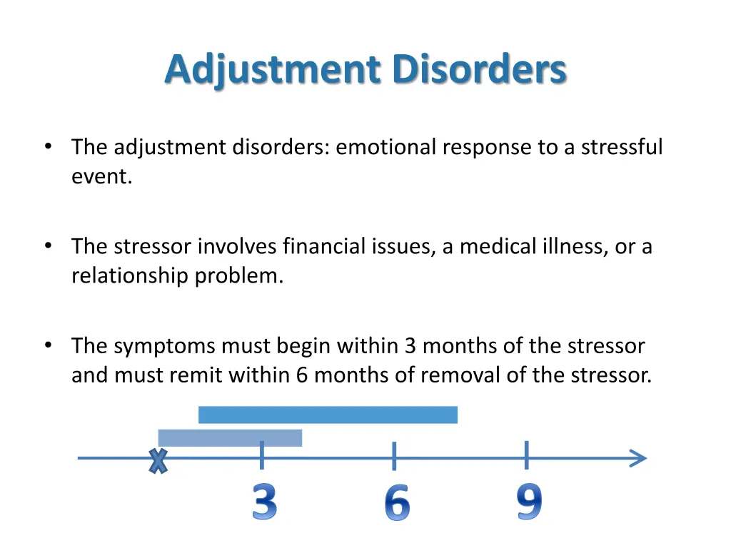 adjustment disorders