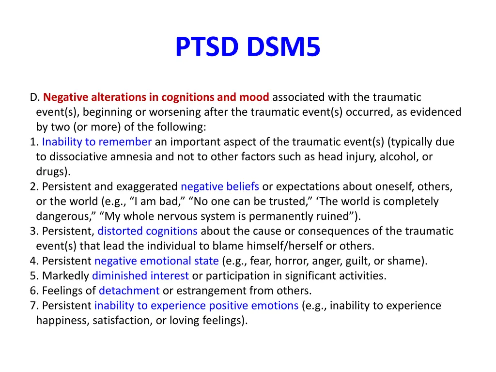 ptsd dsm5 3