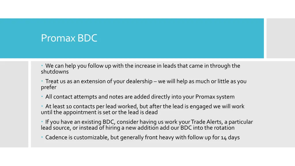 promax bdc 1