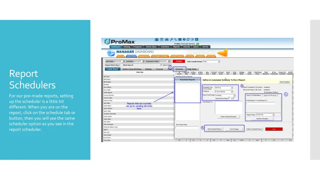 report schedulers 1