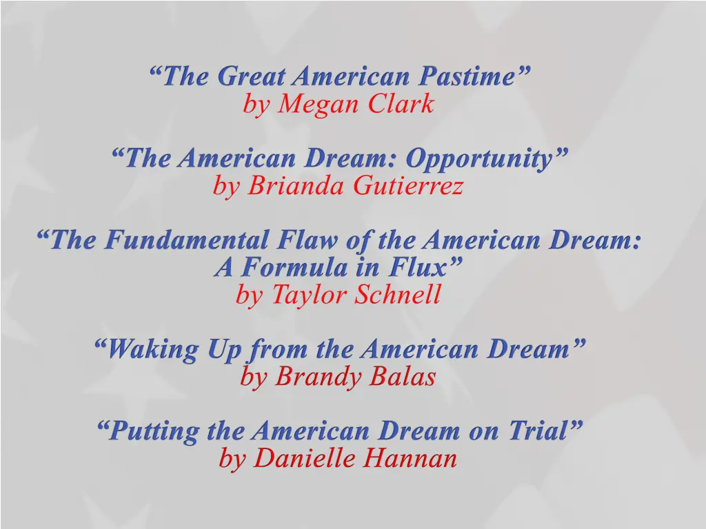 the great american pastime by megan clark 23