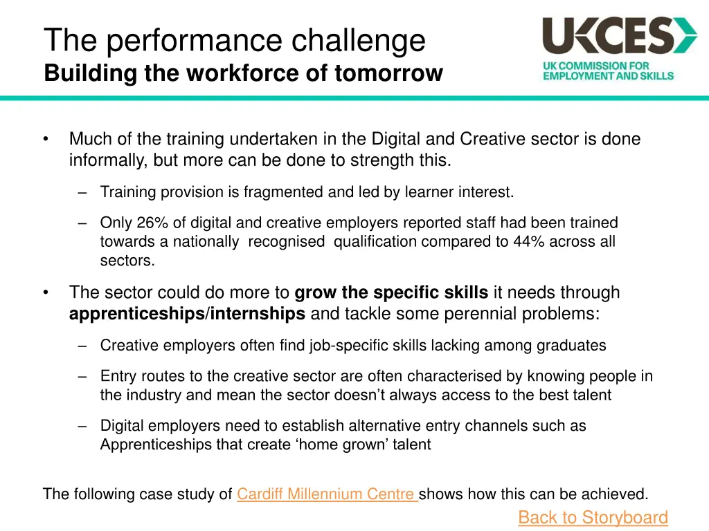 the performance challenge building the workforce