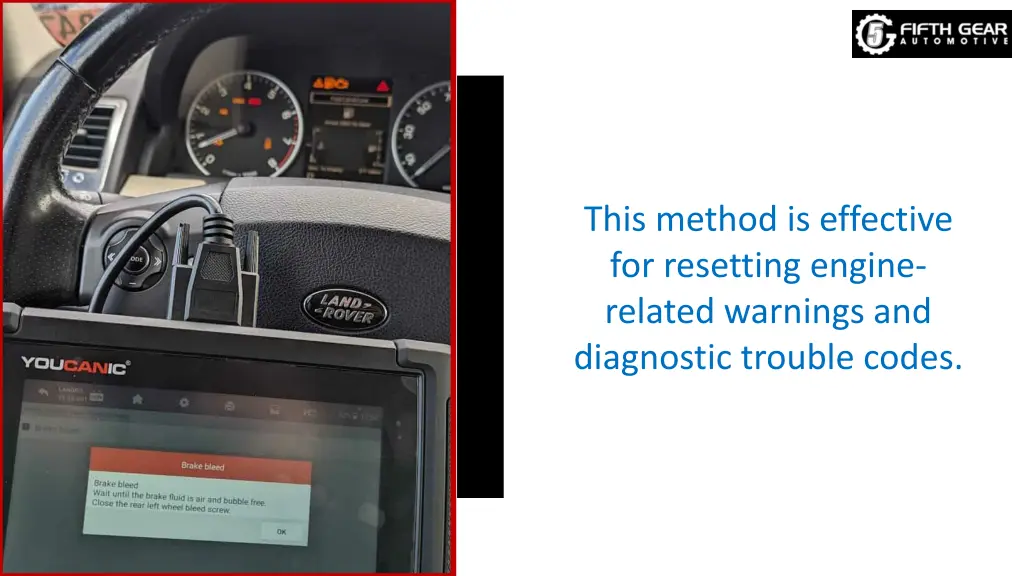 this method is effective for resetting engine