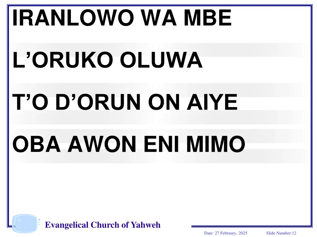 iranlowo wa mbe