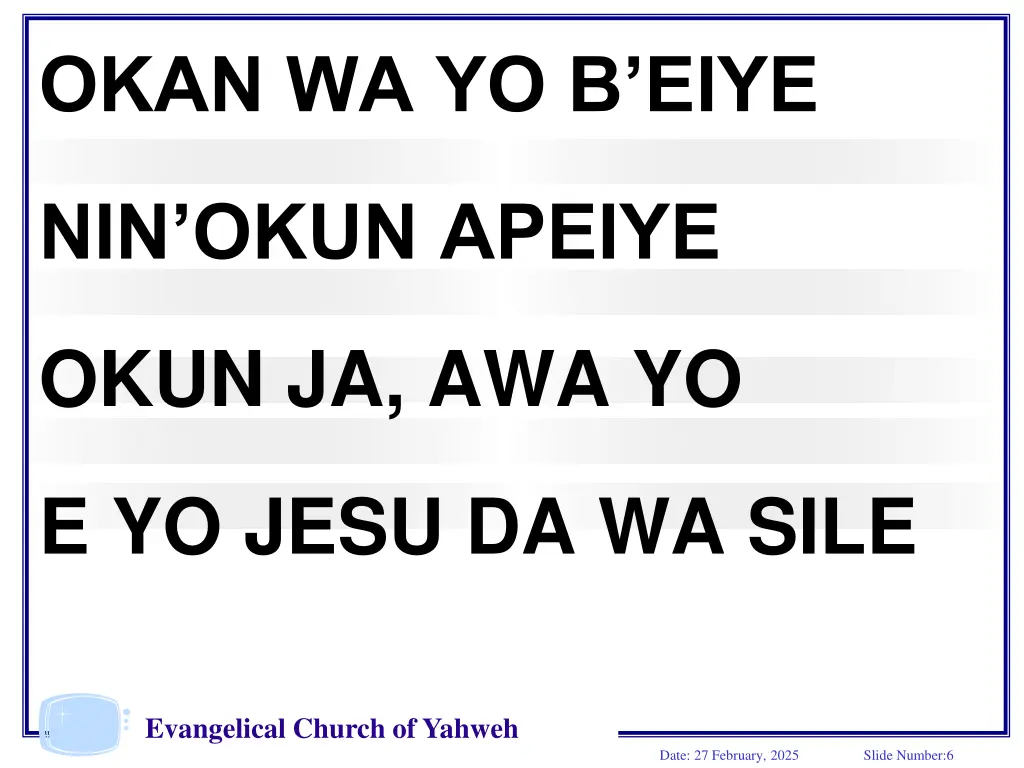 okan wa yo b eiye