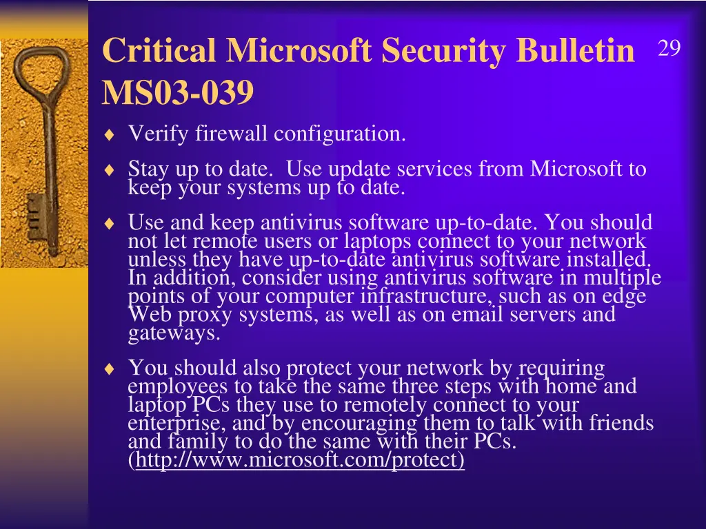 critical microsoft security bulletin ms03