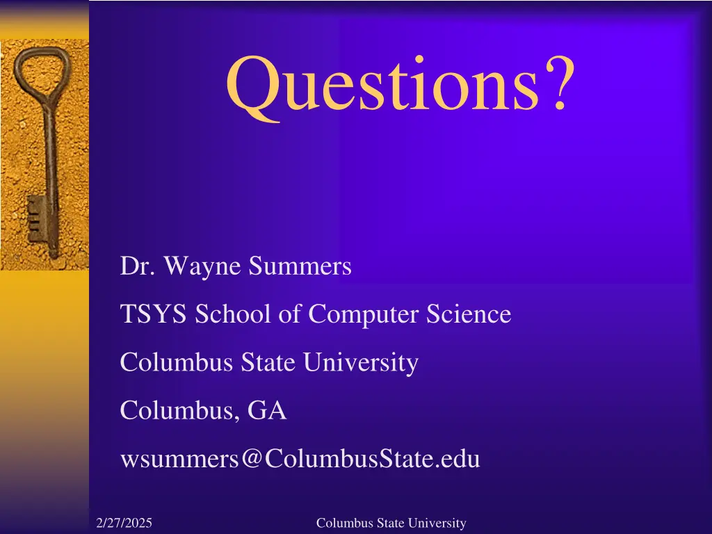 questions