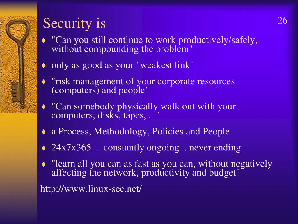 security is can you still continue to work