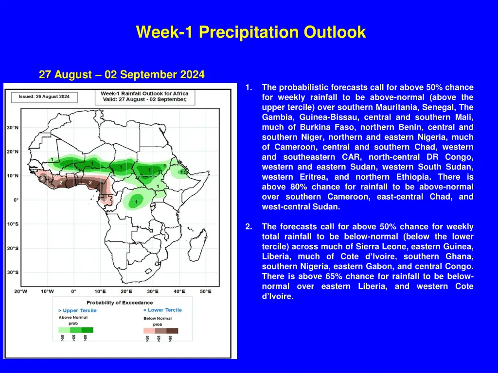 week 1 precipitation outlook