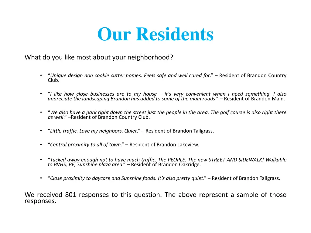 our residents 27