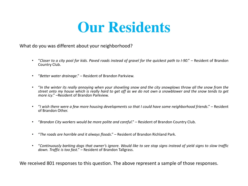 our residents 28