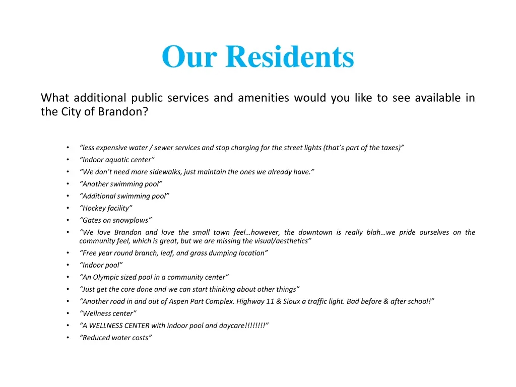 our residents 37