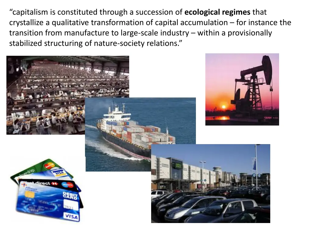 capitalism is constituted through a succession