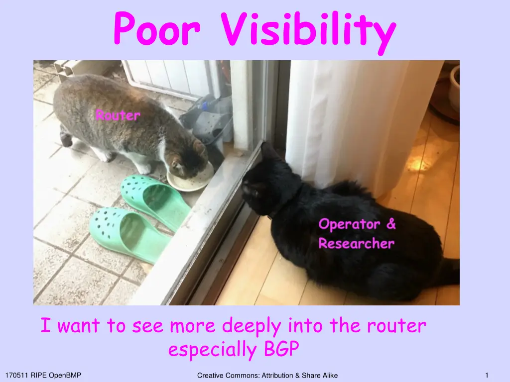 poor visibility