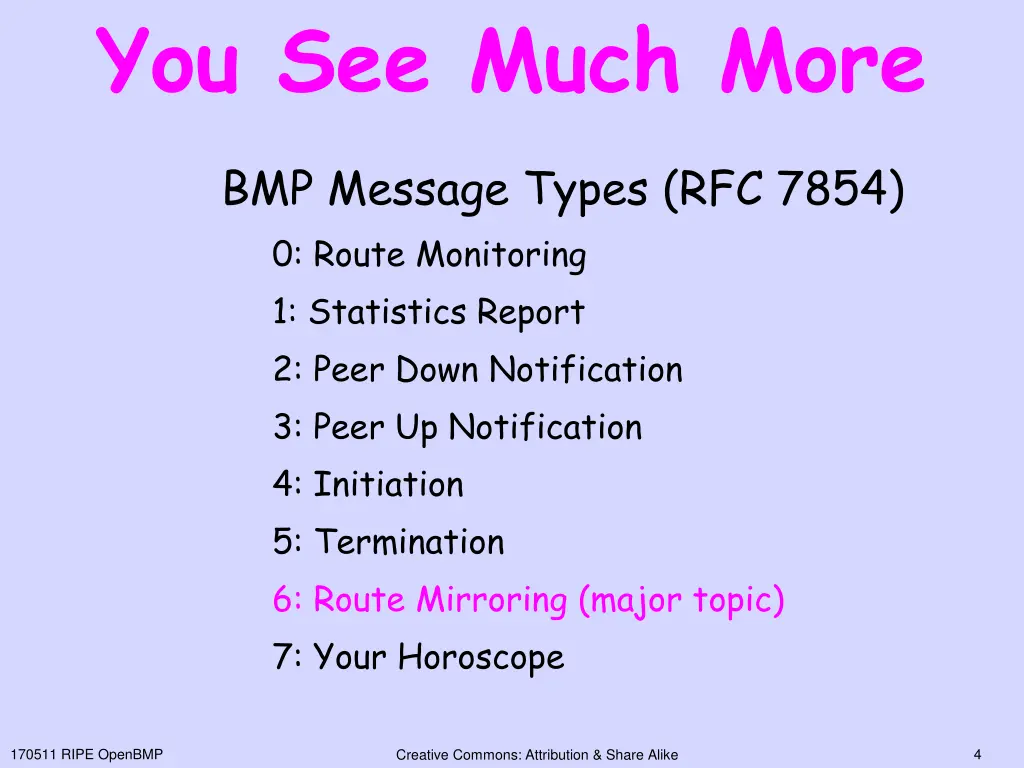 you see much more