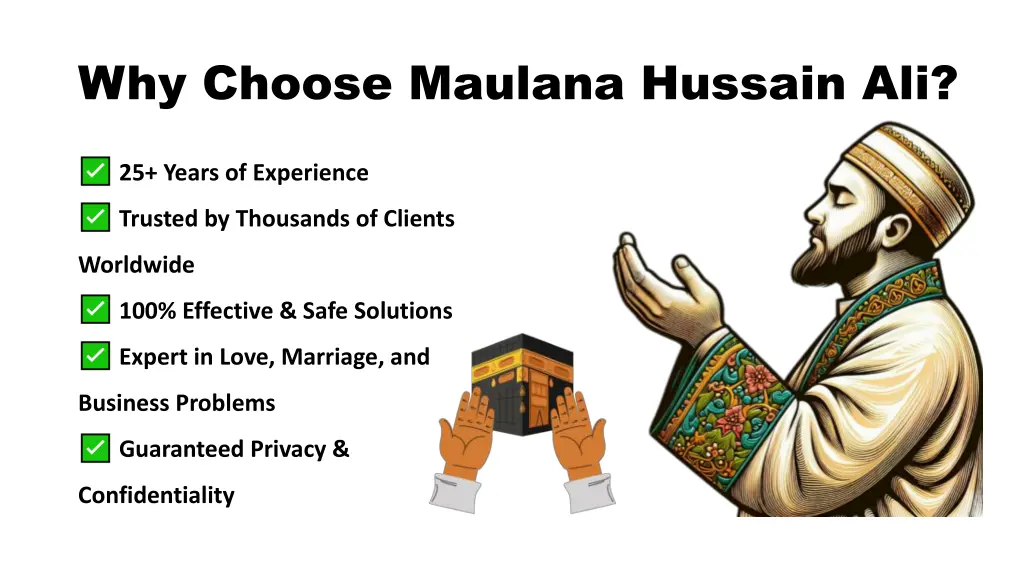 why choose maulana hussain ali