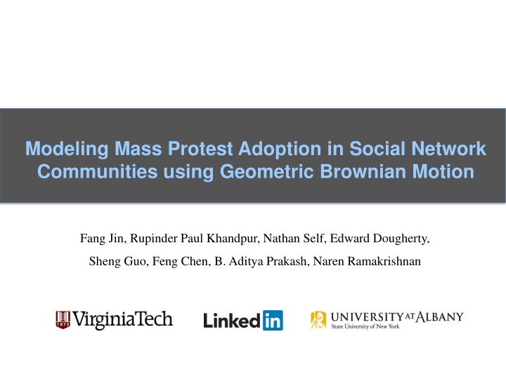 modeling mass protest adoption in social network