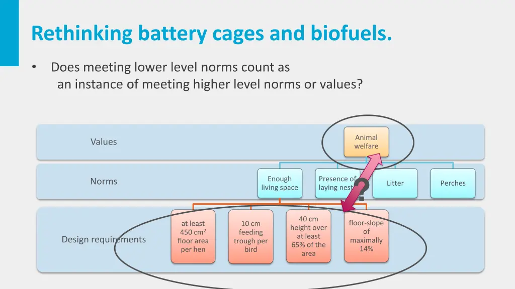 rethinking battery cages and biofuels