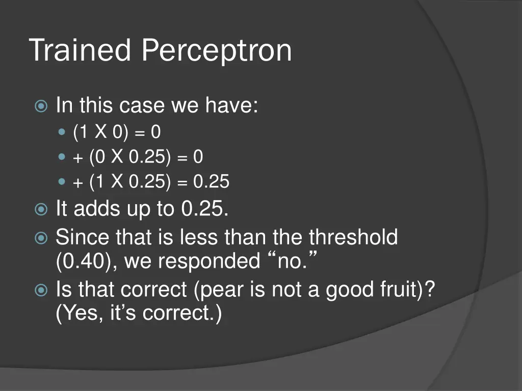 trained perceptron 17