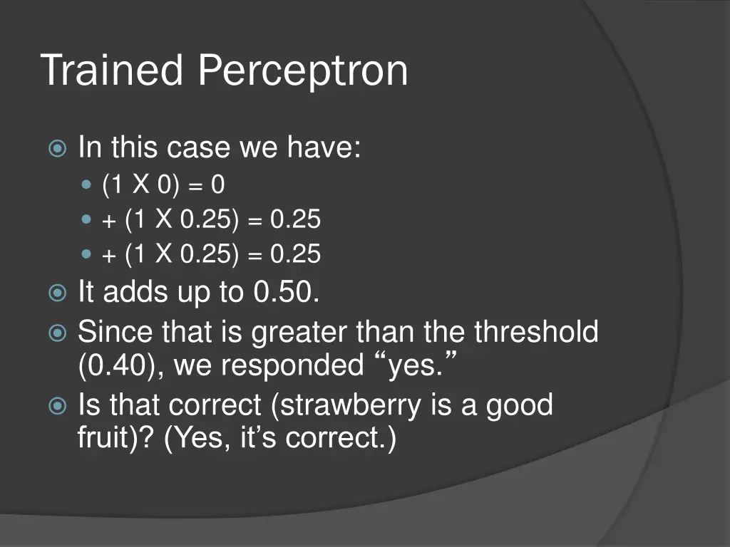 trained perceptron 27