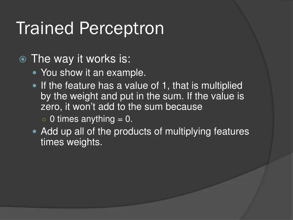 trained perceptron 6