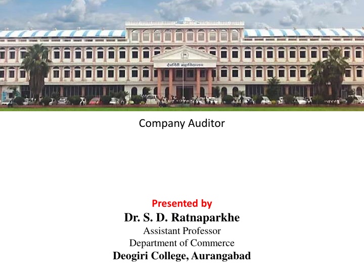 company auditor