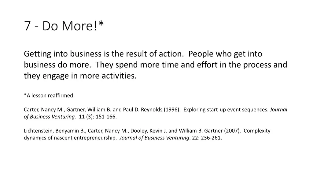 7 do more