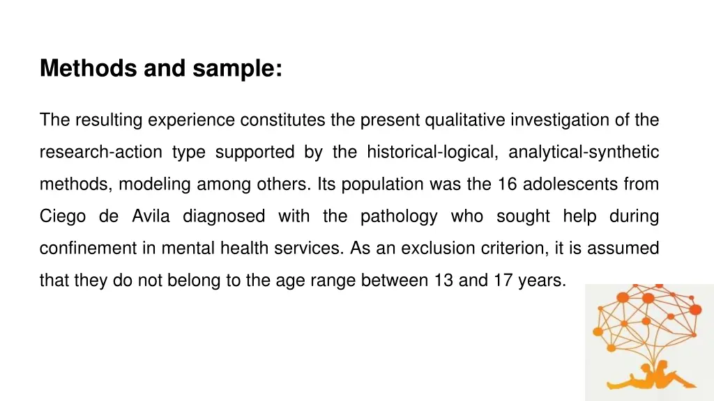 methods and sample