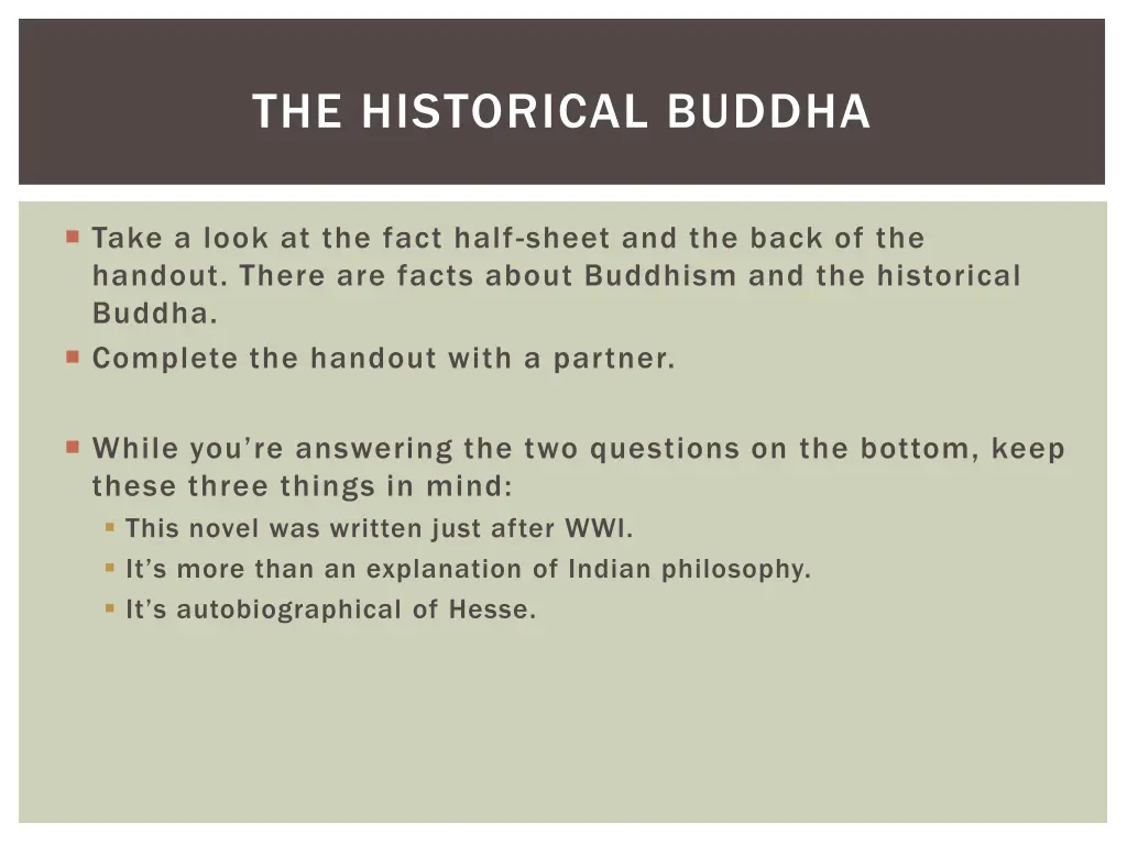 the historical buddha