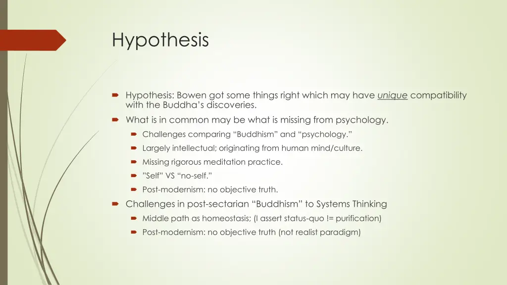 hypothesis