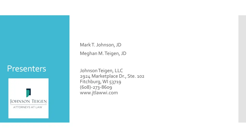mark t johnson jd