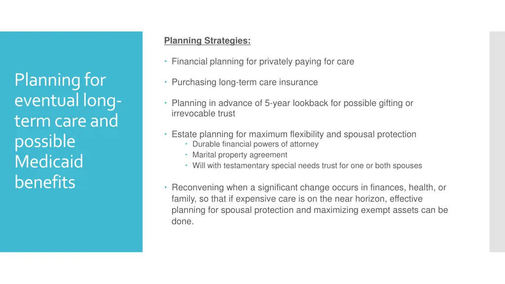 planning strategies