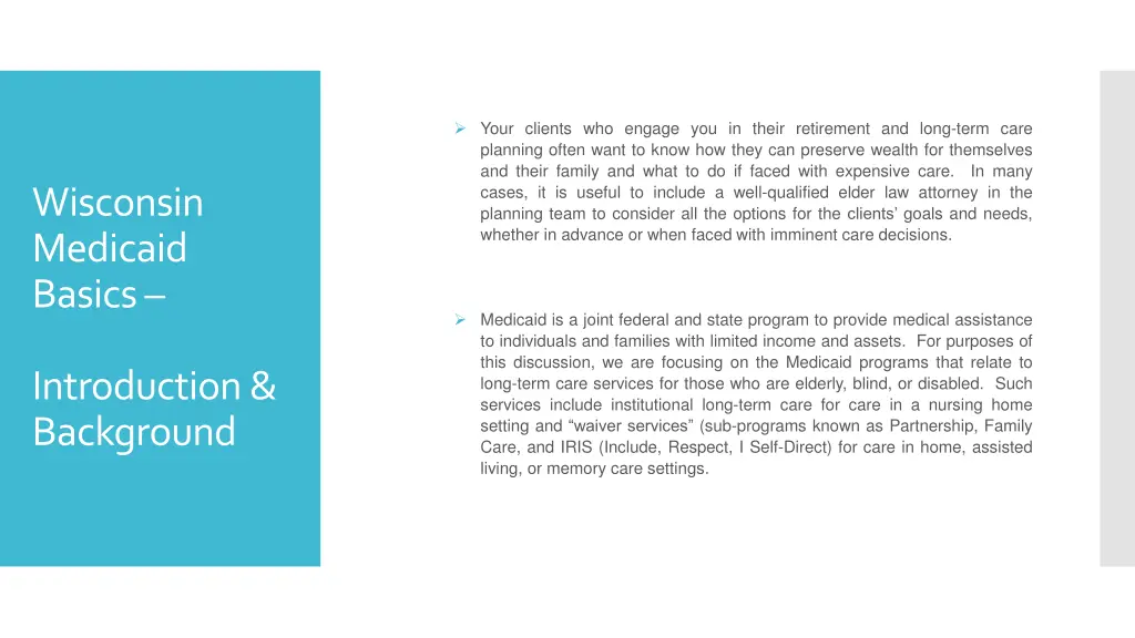 your clients who engage you in their retirement
