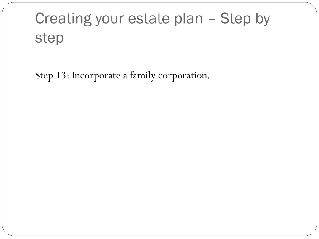 creating your estate plan step by step 12