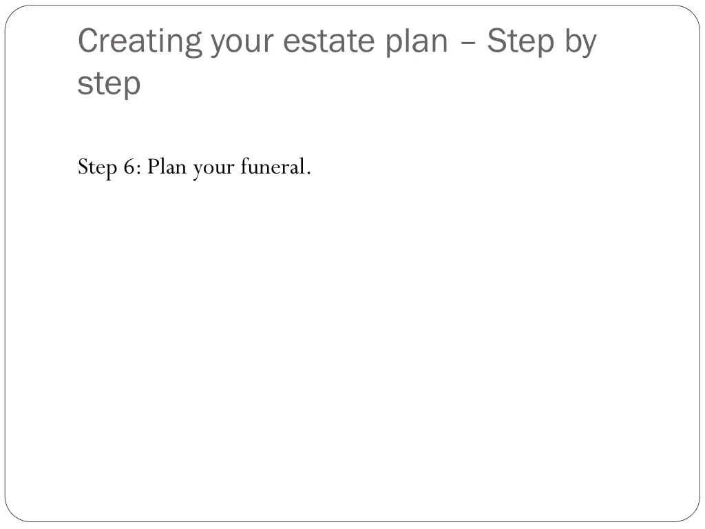 creating your estate plan step by step 5
