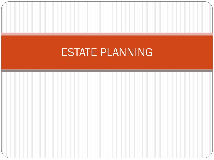 estate planning