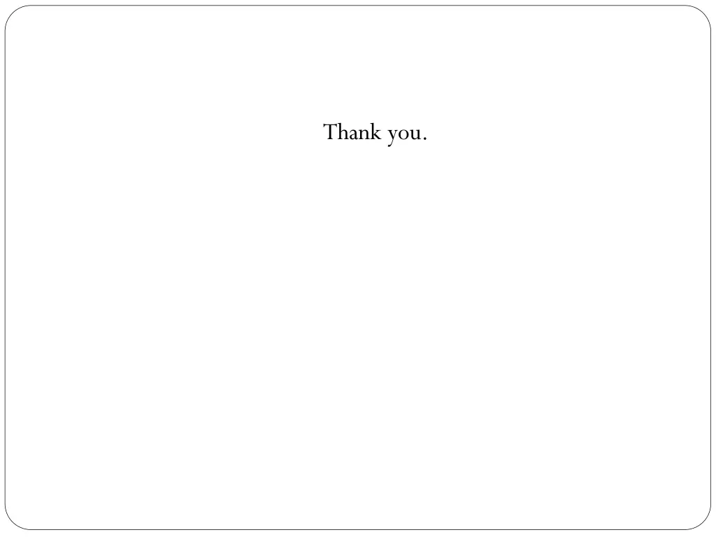 thank you