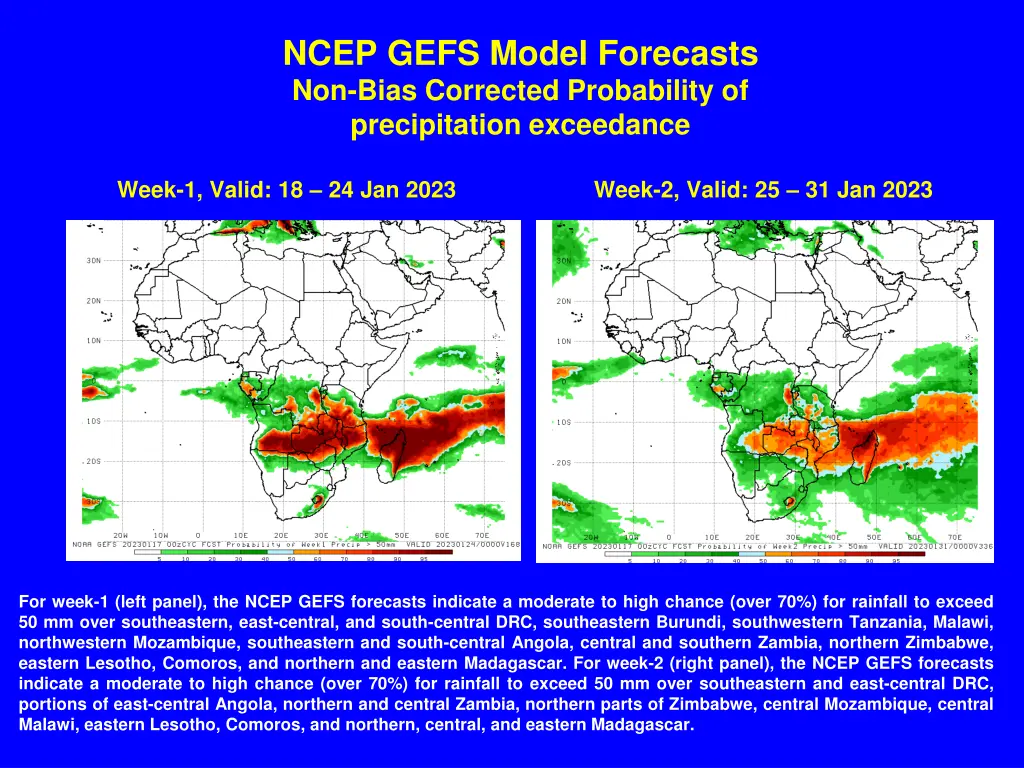 ncep gefs model forecasts non bias corrected