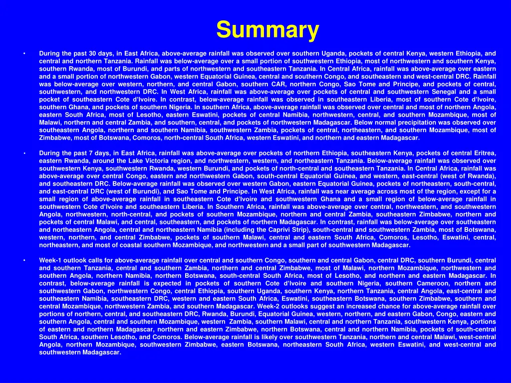summary