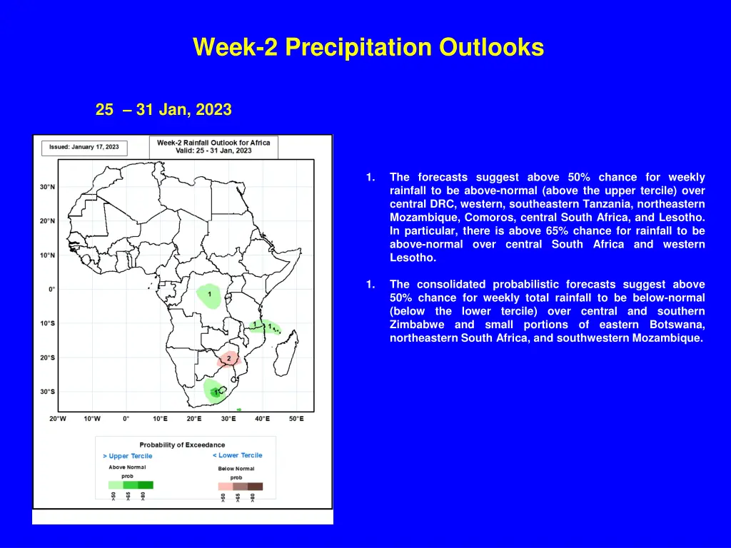 week 2 precipitation outlooks