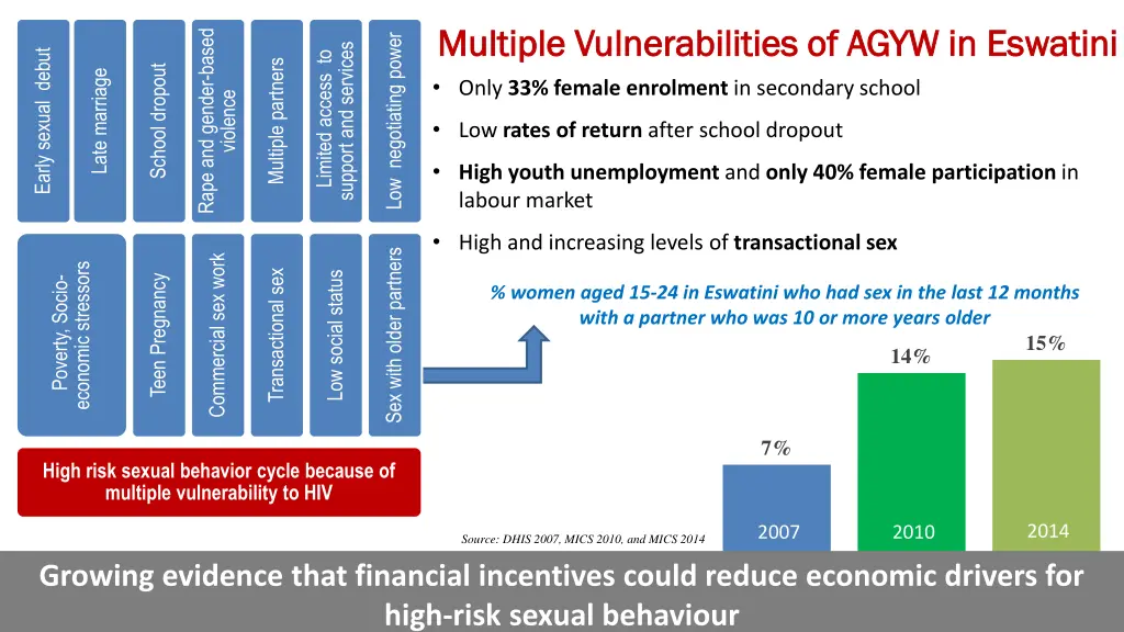 multiple vulnerabilities of agyw in eswatini