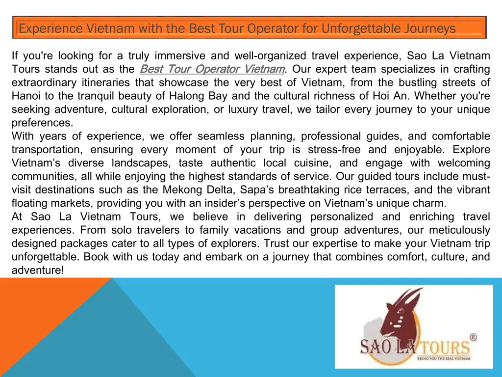 experience vietnam with the best tour operator 3
