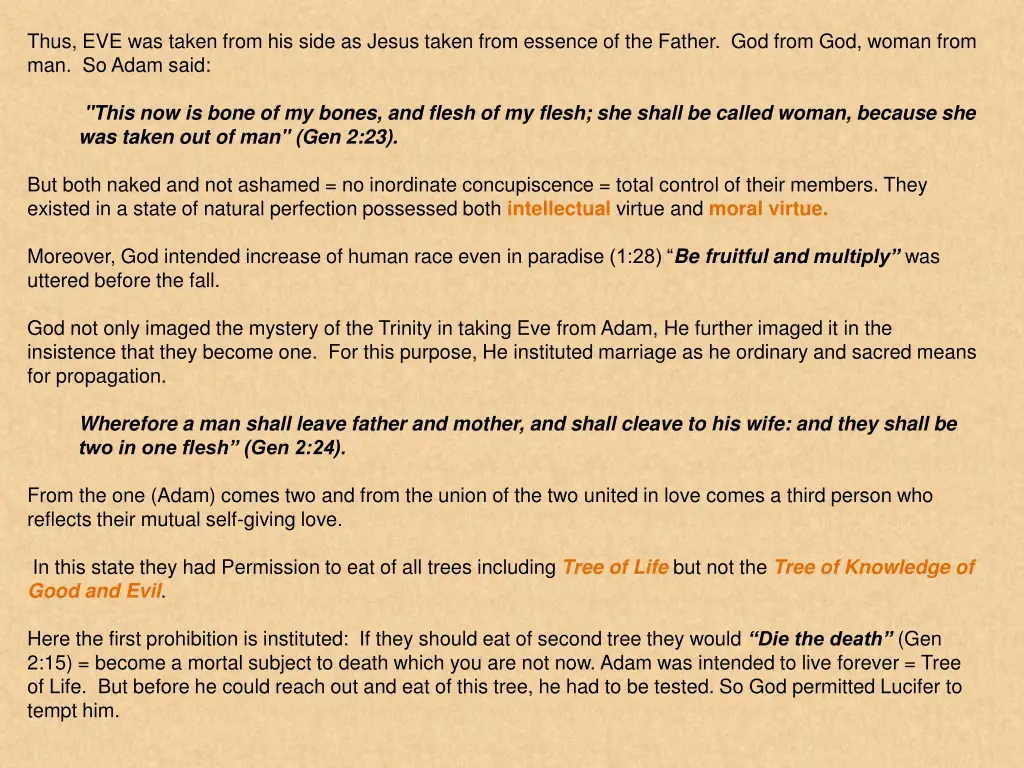 thus eve was taken from his side as jesus taken