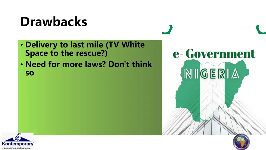 drawbacks 1