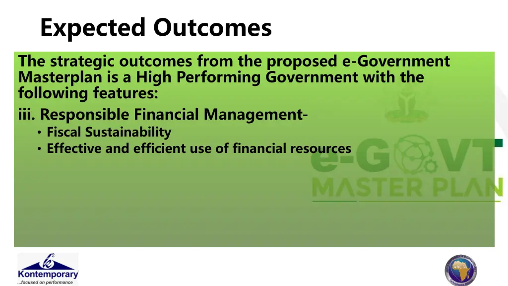 expected outcomes 1