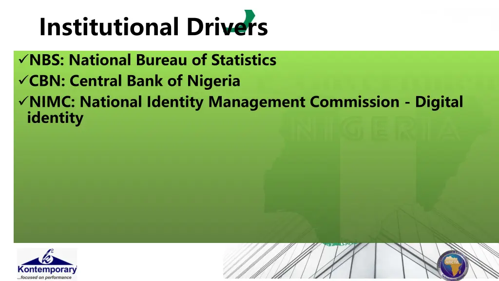 institutional drivers 1