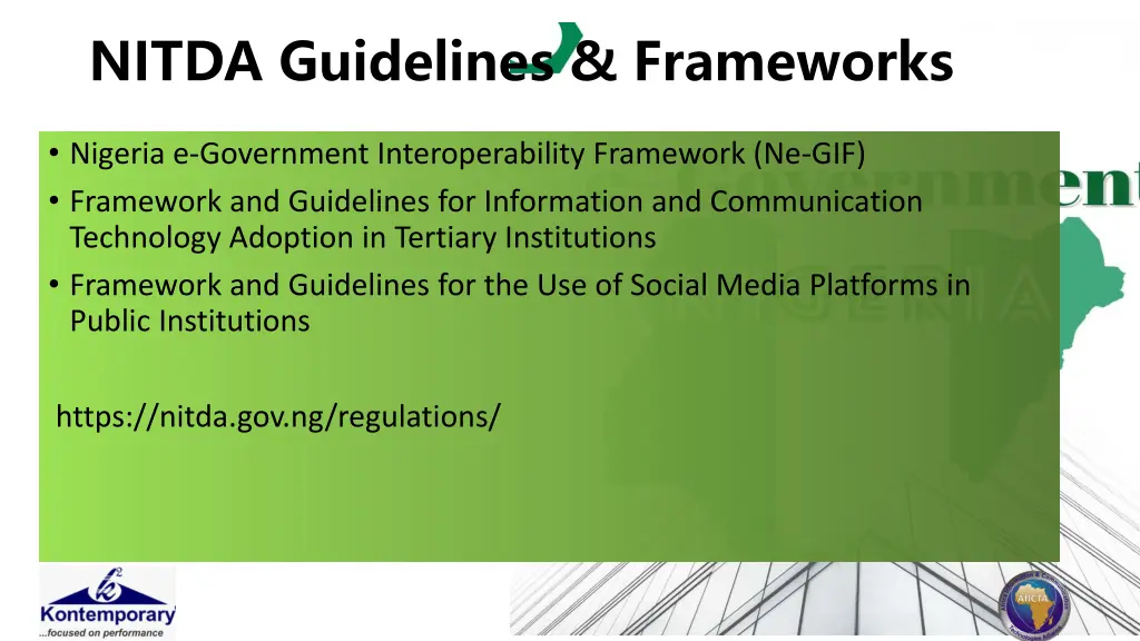 nitda guidelines frameworks