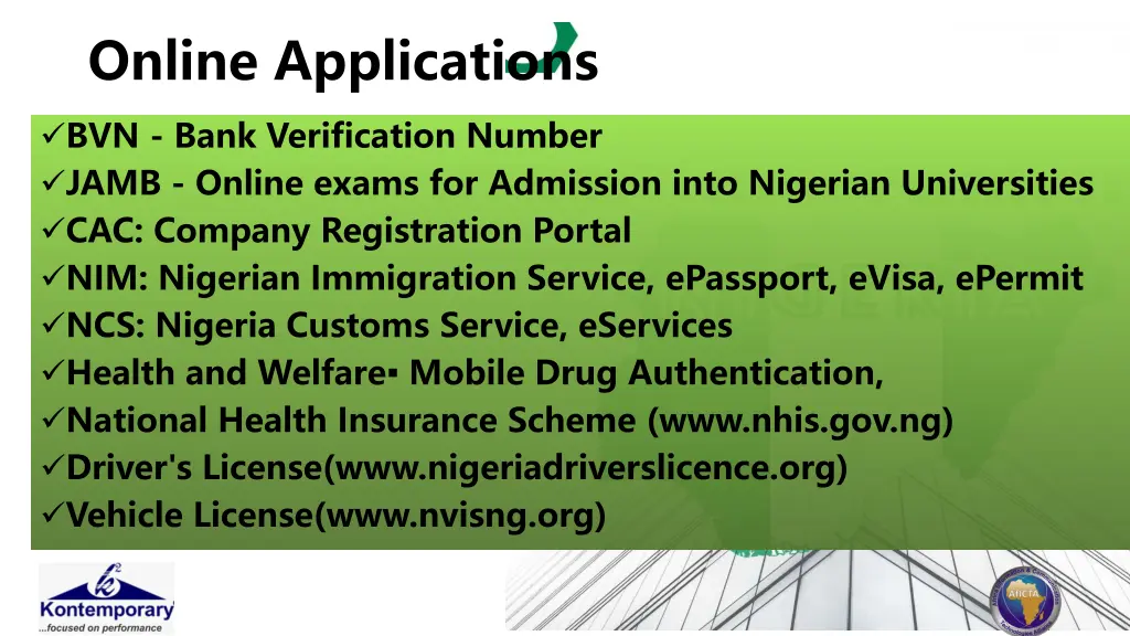 online applications 1